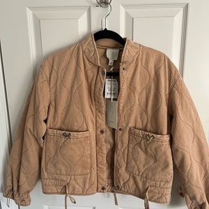 Quilted bomber jacket NWT